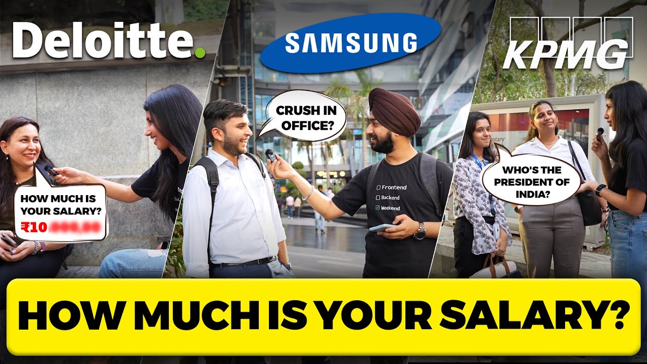 Whooping Salaries of CyberHub Gurgaon Employees and their Office Crushes| StreetStyle |CyberHub |GFG