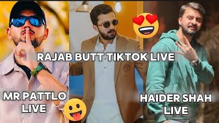 Rajab Butt Tiktok Live Haider Shah Live Mr Pattlo Live