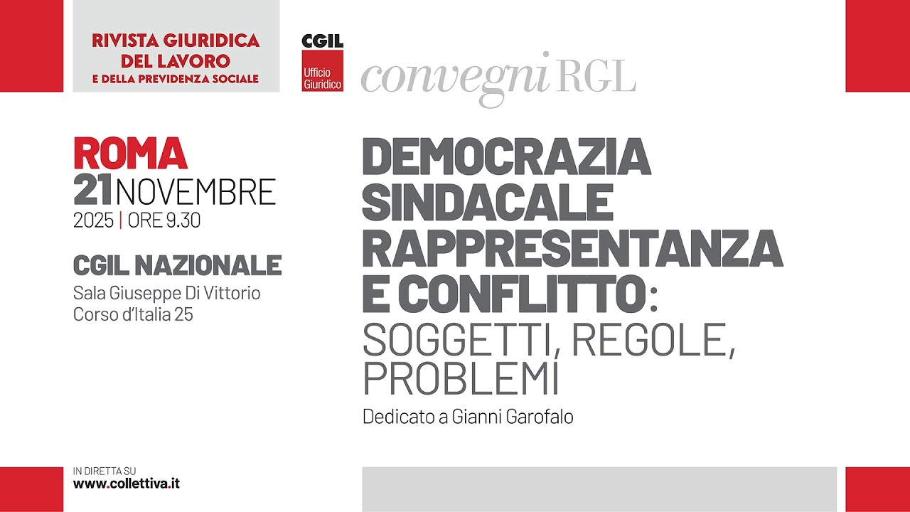 Democrazia sindacale, rappresentanza e conflitto | MATTINA