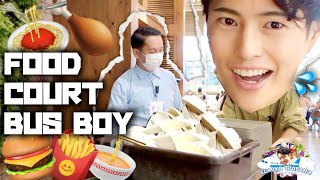 Day in the Life of a FOOD COURT bus boy in the Philippines!!!【TRABAHO/JAPANESE】