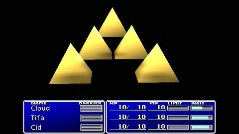 Biggest Possible Level Leap in Final Fantasy VII (Debug Room Edition)