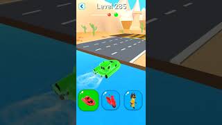 Shape-shifting Funny Race All Level Gameplay Walkthrough Master Level #285 BeamNG.drive #Shorts