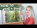 TREE PAINTING TUTORIAL | Step by Step How-To