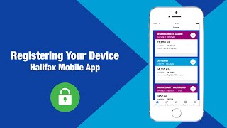 Mobile Banking app device registration guide - Halifax screenshot 1