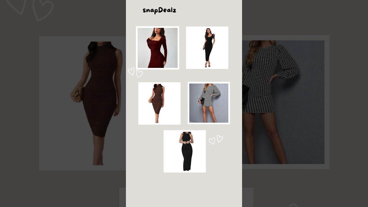 🔥 Try-On Haul: body-con Dresses under ₹500! 