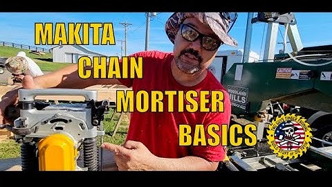 Chain Mortiser: Beginner’s Guide to Timber Frame Joinery Makita 7104 Demo Tutorial Paul Bunyan 2024