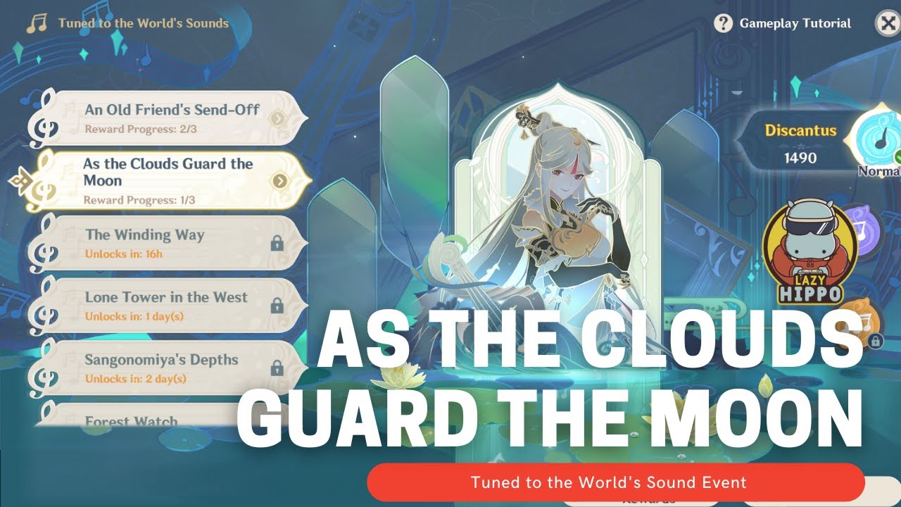 Tuned to the World's Sound Event - As the Clouds Guard the Moon, Genshin Impact 2.2