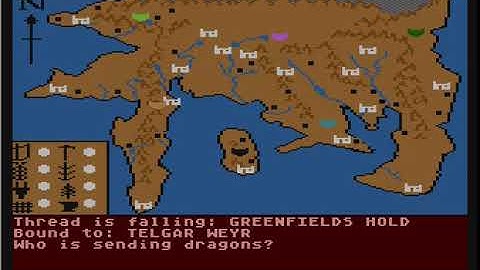 Atari 8-bit: Dragonriders of Pern