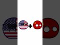 アメリカ＋ソ連＝？ #countryballs #ポーランドボール