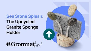 Sea Stone Splash - Granite Sponge Holder