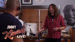 Guest Host Dave Grohl Takes Over Jimmy Kimmel's Office