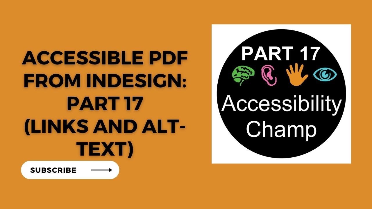 Accessibility Part 17 Links and Alt text - YouTube