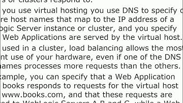 Configuring Web Server Functionality for WebLogic Server