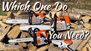 Stihl Chainsaw | Selecting The Right Chainsaw For You | Homeowner or Professional Saw