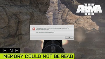 Memory could not be read