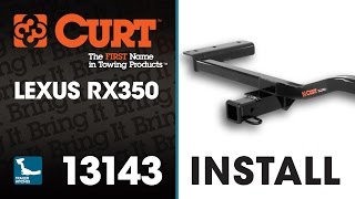 Trailer Hitch Install: CURT 13143 on a  Lexus RX350