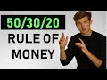 How To Manage Your Money: The 50/30/20 Rule