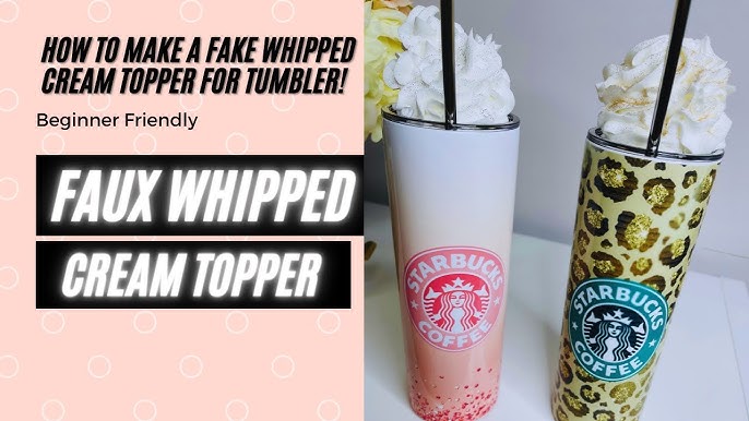 How to make a removable Ice Topper for a 20 oz tumbler 