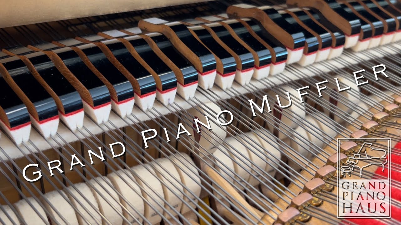 Grand Piano Muffler Demonstration - Practice Quietly on your grand piano!