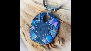 Polymer clay necklace tutorial