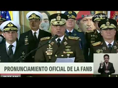El Ejército de Venezuela amenaza a Guaidó