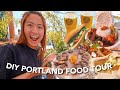 BEST EATS in PORTLAND, OREGON | DIY FOOD TOUR with AMAZING HOSTS