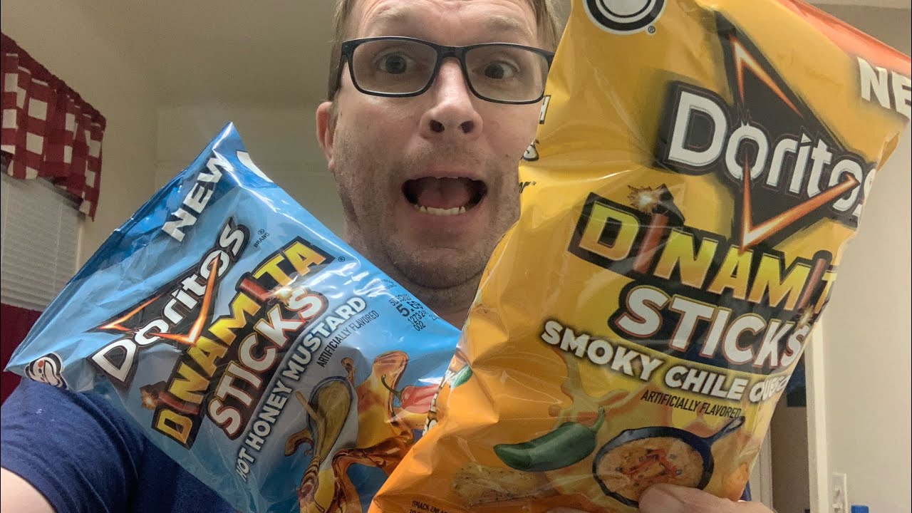 Doritos Dinamita Hot Honey Mustard Sticks Review YouTube