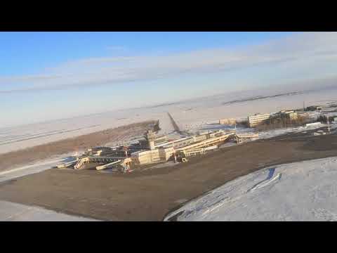 Караганда, аэропорт, взлет