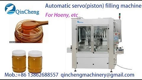 automatic piston filling machine.linear viscosity piston filler for honey.Embotellador de miel