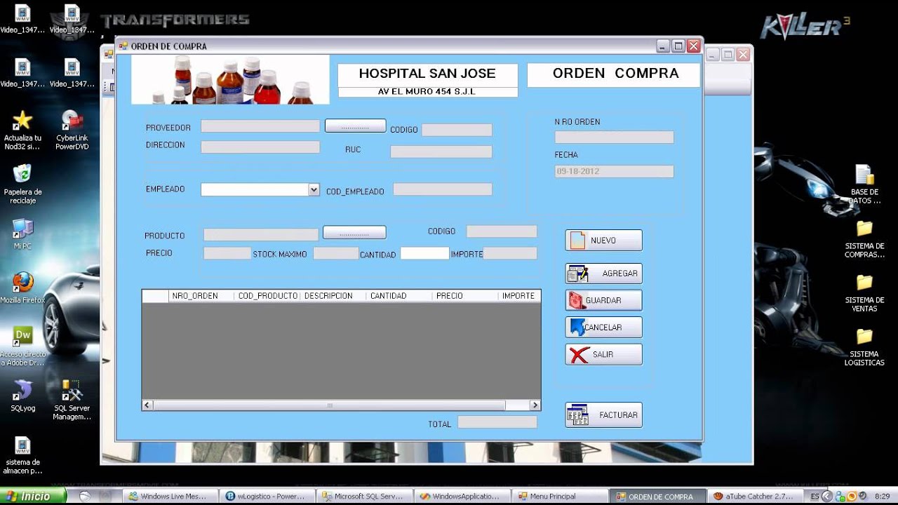 Sistema Logistica Vb YouTube Sistema logistica vb youtube