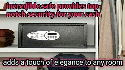 security safe box for home | AmazonBasics Security Safe | Best Home Safe 2023 