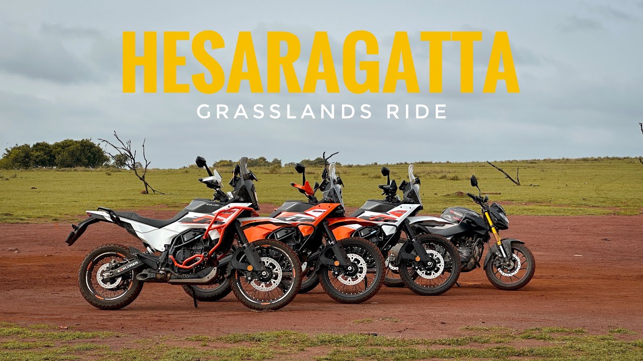 Hesaragatta Grasslands Ride | KTM | Adventure 390 | Off-Road Trails + FPV Drone Shots | Cinematic 4K