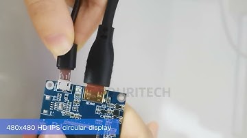 2.8 Inch TFT LCD SPI+RGB 40 PIN 480x480 IPS Round Display HDMI-compatible Board.#lcddisplay