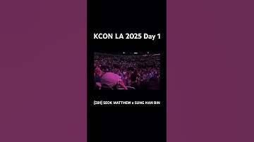 [ZB1] SEOK MATTHEW x SUNG HAN BIN #kconla2025 #day1 #mc #zerobaseone #zb1
