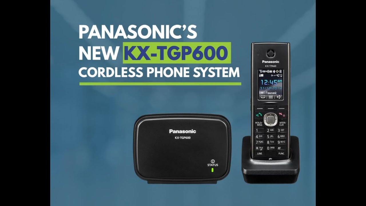 Black Lot of 12 Panasonic KX-TPA60 DECT Cordless Handset Only for TGP600 System