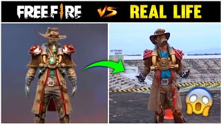 FREE FIRE DRESSES IN REAL LIFE⚡⚡ - RARE BUNDLES IN REAL LIFE | GARENA free fire [Part 3]