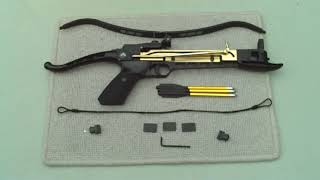 Cobra 80lb Pistol Crossbow Budk Unboxing Assembly Review