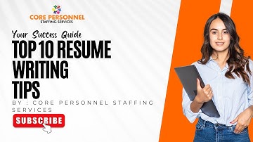 Unlocking Success: Mastering Resume Writing with Core Personnel Staffing Services