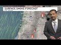 Smoke impacts air quality in the Willamette Valley