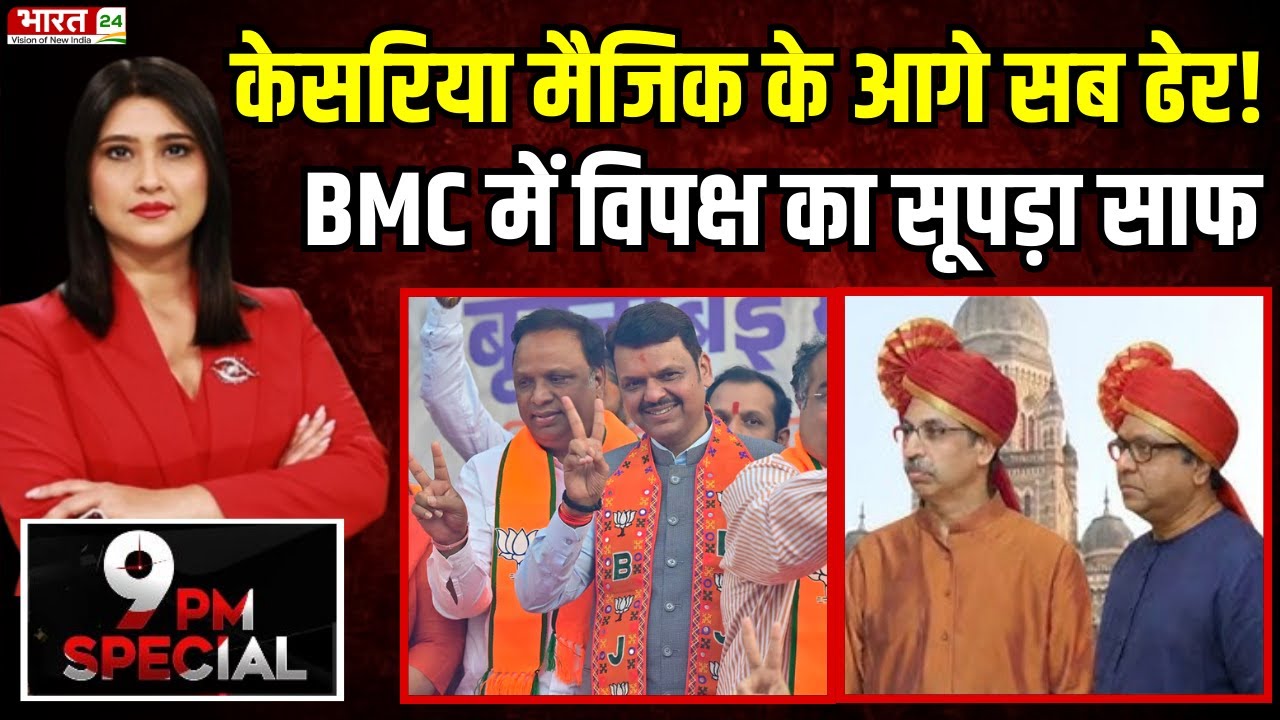 BMC Election Results: केसरिया मैजिक के आगे सब ढेर! BMC में विपक्ष का सूपड़ा साफ | Latest News