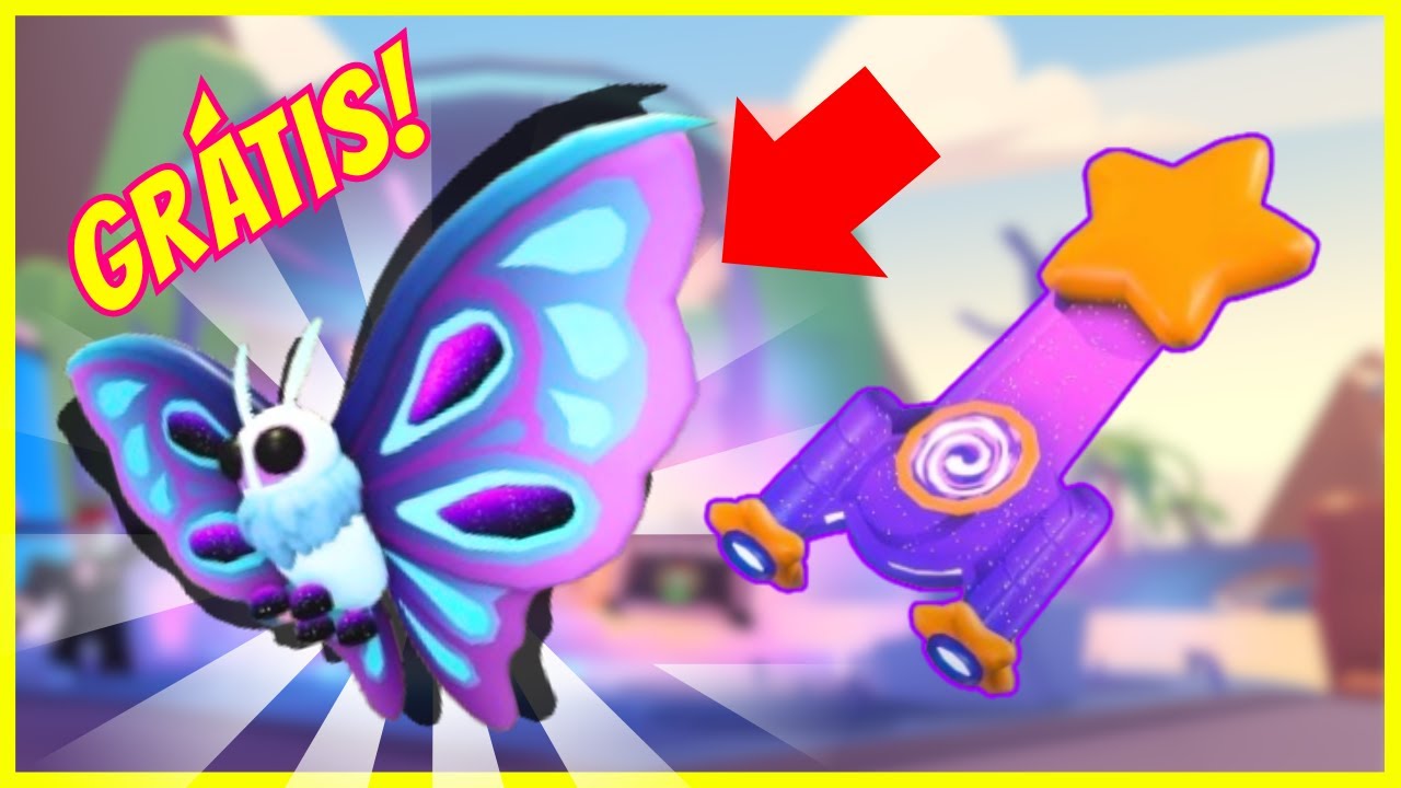 Como ganhar a NOVA Mariposa do Luar e Hoverboard no Adopt Me 🌙