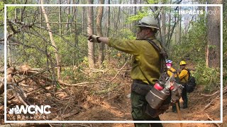 Avery County fire 75% contained after burning 76 acres, sparked by a catalytic converter