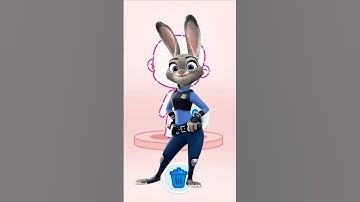 HOW TO MAKE JUDY HOPPS FROM ZOOTOPIA🐰🦊 #avatarstory #animation #avatarworld #zootopia #moonaworld