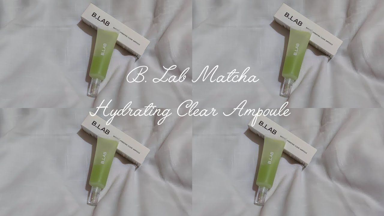 Matcha Line My FAV Matcha Line Brand & Skincare!!! B.Lab Matcha Ampoule Review ...