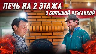 Печь с лежанкой на 2 этажа | Печки-Лавочки