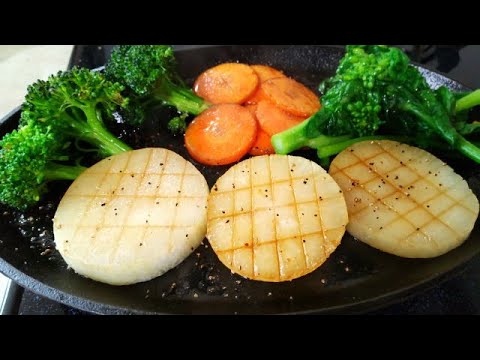 菜花とブロッコリーの大根ステーキ🥬🥦🥕