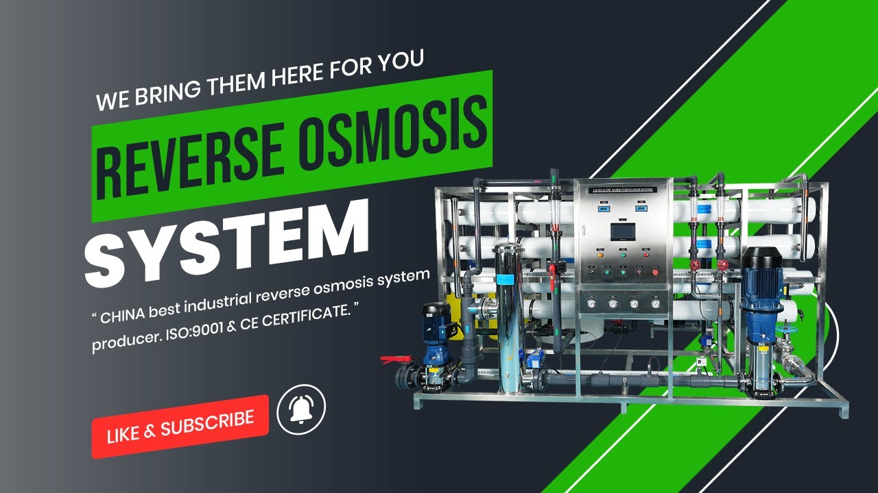 21 ton per hour industrial reverse osmosis water filter from China