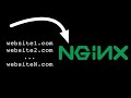 Serving multiple websites with a single nginx server