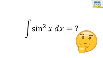 Integrate sine squared x animation