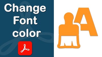 How to Change Font color in pdf document using Adobe Acrobat Pro DC